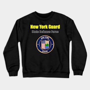 New York Guard Blue Logo and DUI Crewneck Sweatshirt